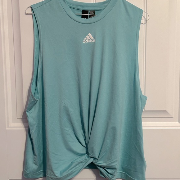 adidas Tops - TWO Adidas sleeveless athletic ware shirts, size large